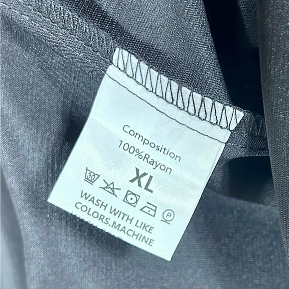 NWT Womens Black Long Sleeve Rayon tunic Dress / XL - Picture 8 of 9